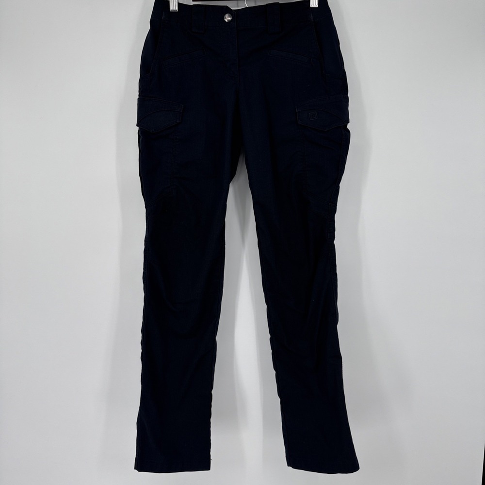 5.11 Tactical Icon Cargo Ripstop Utility Pants Women's 2 Black Hiking Gorpcore